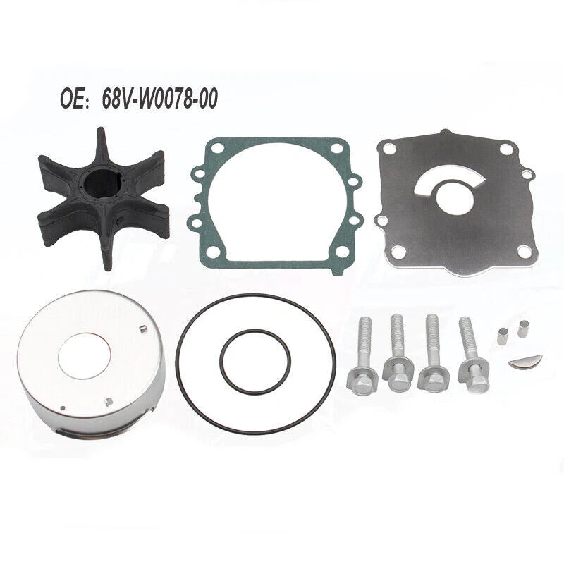 Water Pump Impeller Kit 68V-w0078-00 For Yamaha 4-str F 75 90 115 Hp