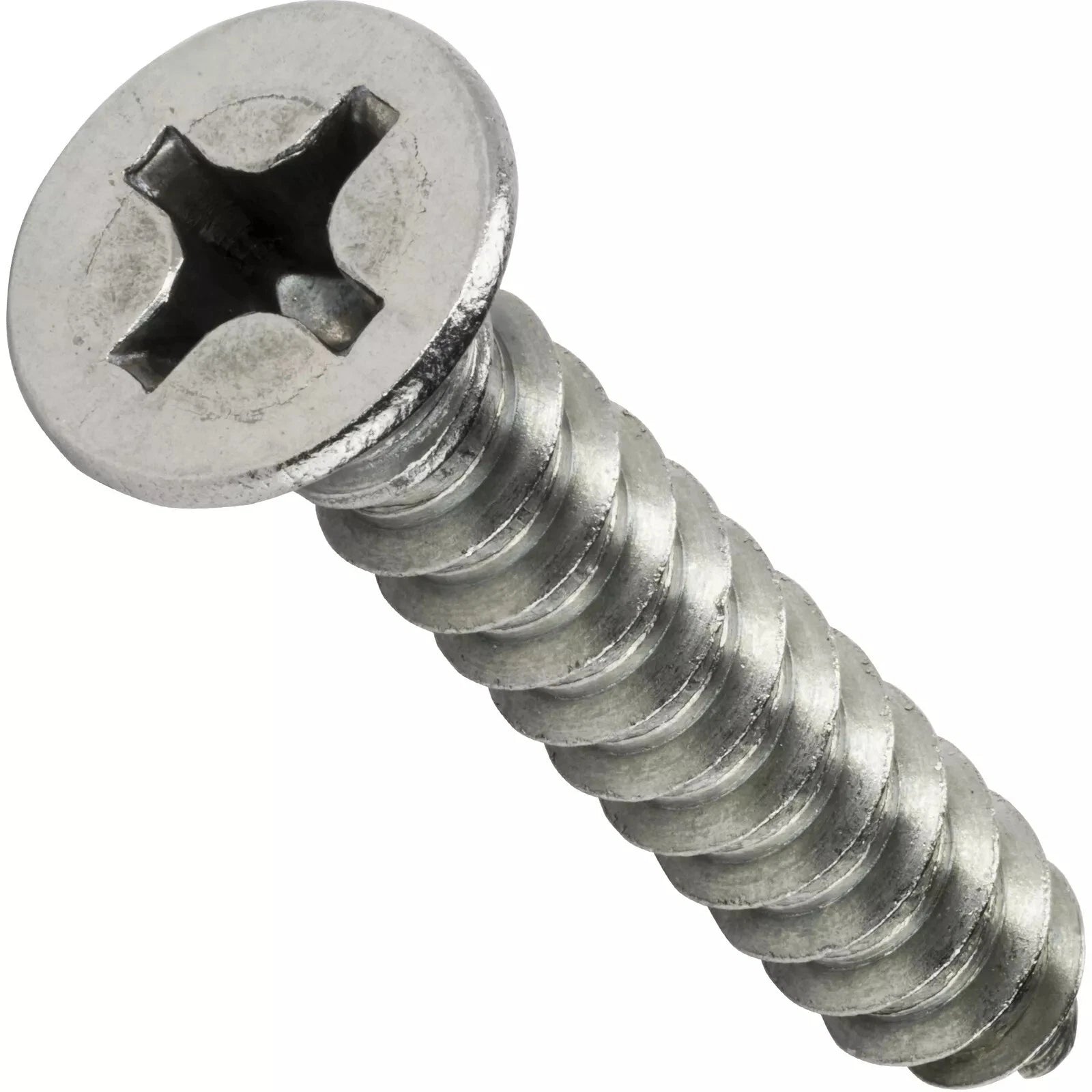 #10 - Phillips Flat Head Sheet Metal Screws Stainless Steel All Sizes