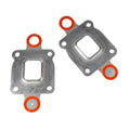 2 Sets Exhaust Elbow Riser Gasket Dry Joint Mercruiser 4.3 5.0 5.7 L