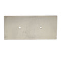 Boat Backing Plate | 5 x 2 1/4 Inch Silver Aluminum