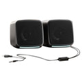 For Computer 1 Pair Modern Column Design Speakers With Anti-slip
