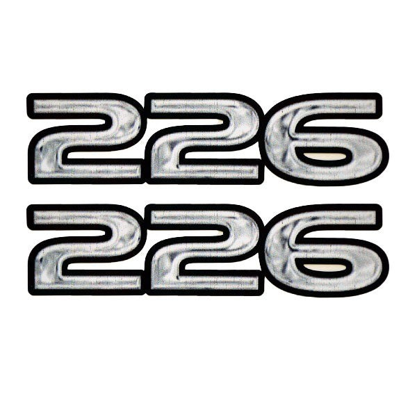 Rinker Boat Decal Set Gray White 5 1/4 x 1 1/4 Inch by Rinker