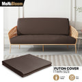 Coffee Twin Size Slipcovers for Futon Sofa