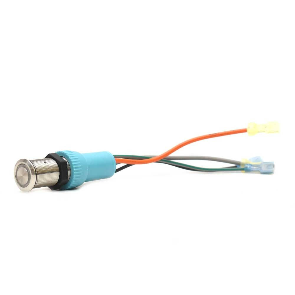 Boat On-Off Push Button Switch Lighted Stainless Steel