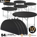 10 Pack 4.5 FT Round Foldable Table