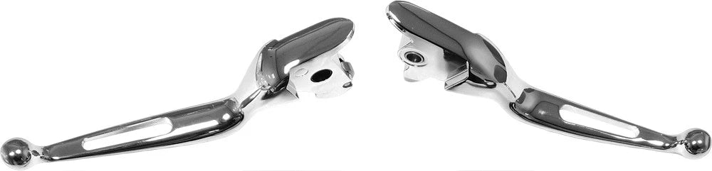 Harddrive Vortex Chrome Brake & Clutch Levers For