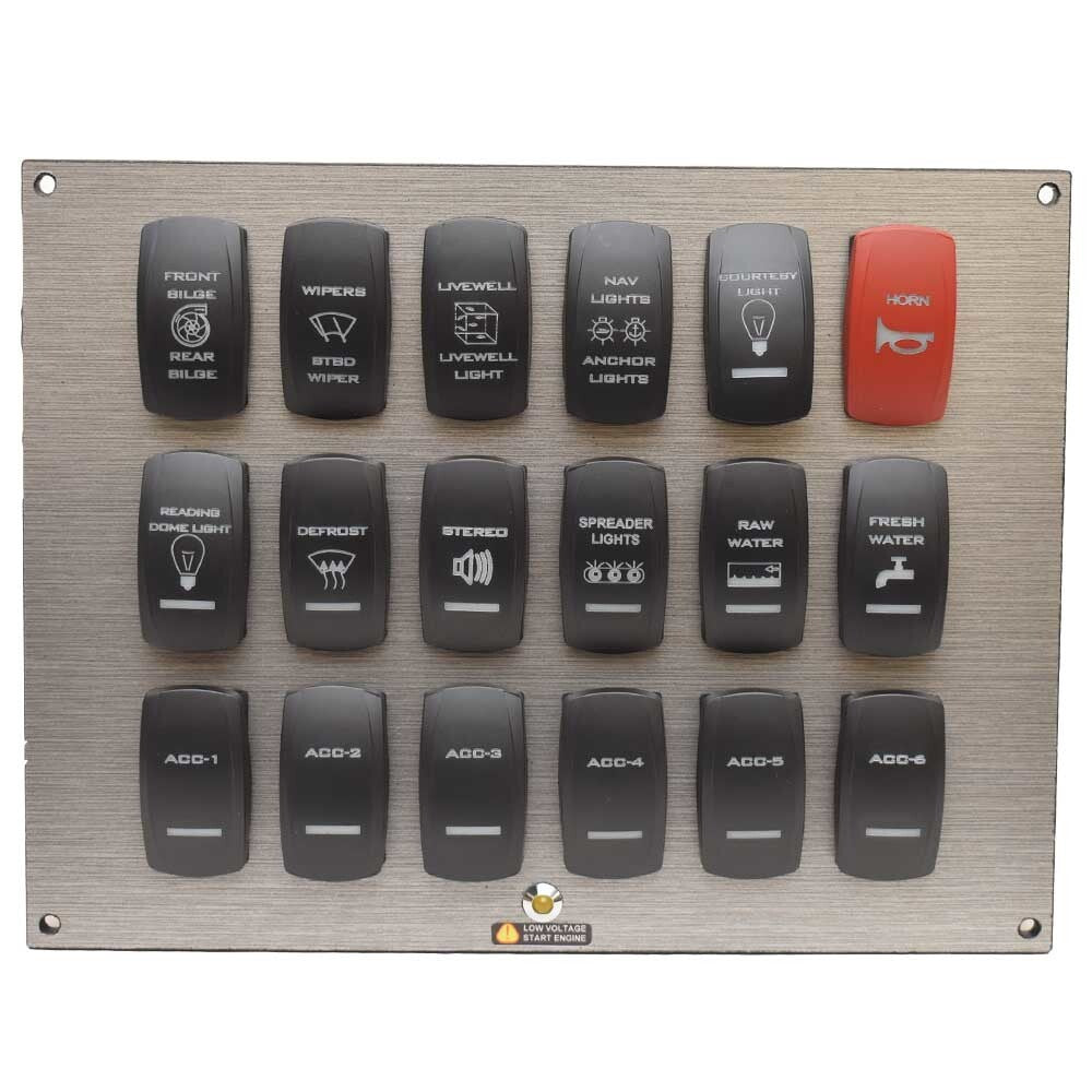 Striper Carling Switch Panel Gray 10 x 7 1/2 Inch by Striper