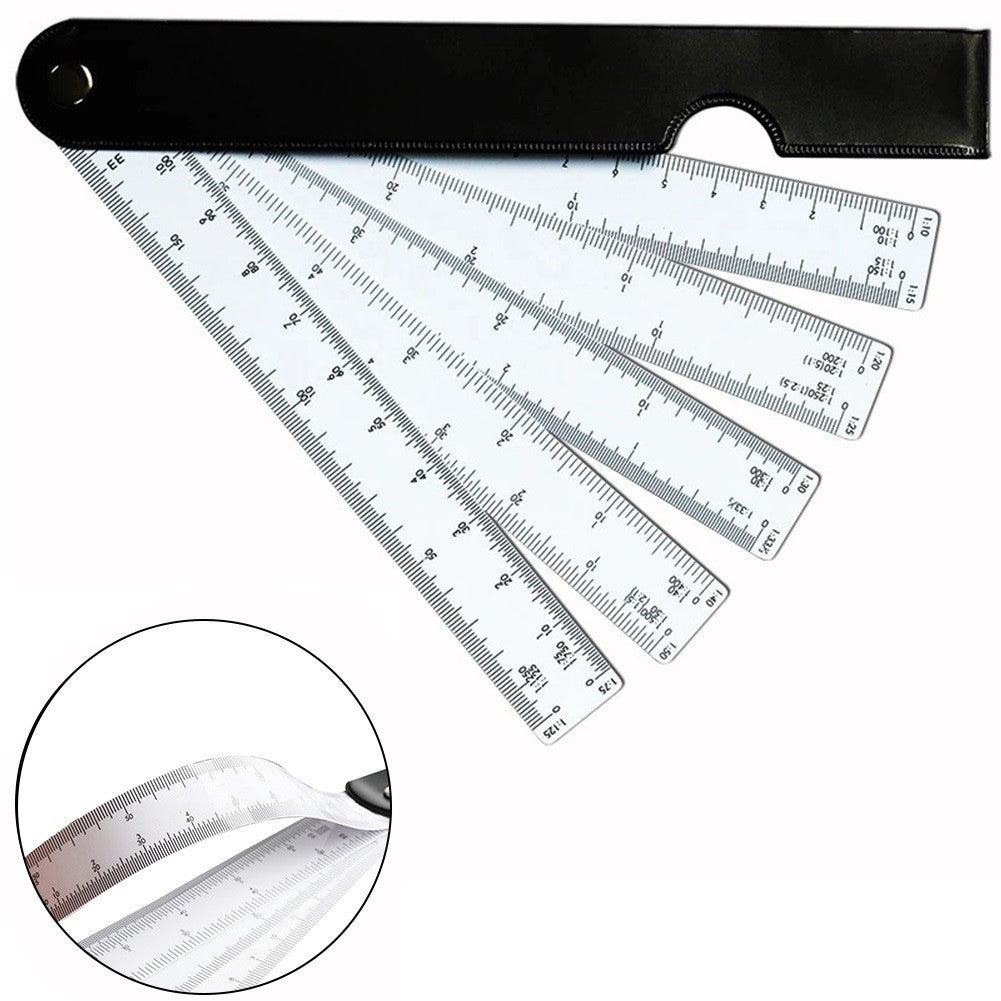 Scale Ruler Multifunctional Parts Tool