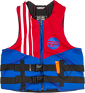 Fly Racing Neoprene Flotation Vest Large Red/white/blue For Watercraft