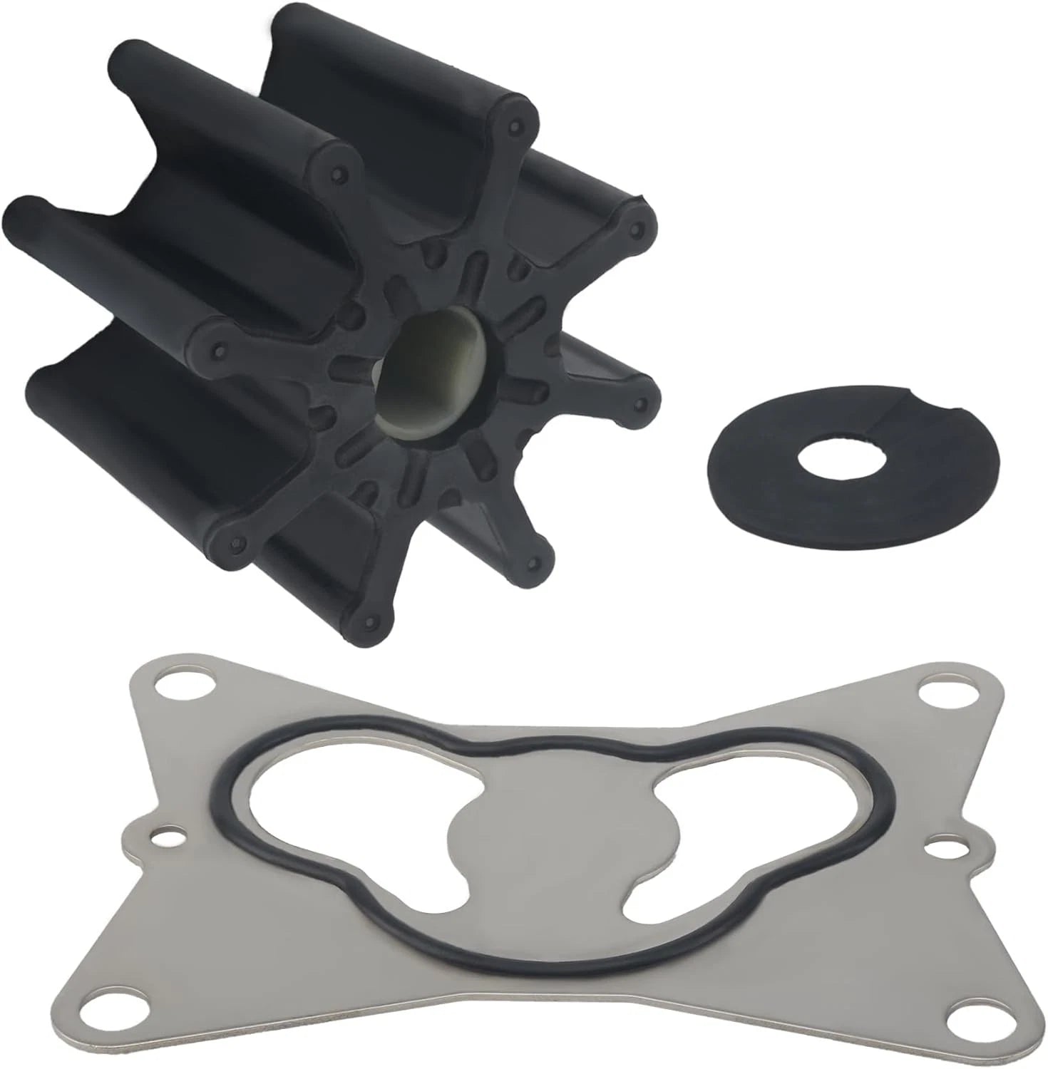Sea Water Pump Impeller Kit For Mercruiser 4.5l 6.2l 8m0137220 Marine