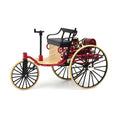 Vintage Car Model Alloy Office 1/12 Scale Tricycle Figurine Home