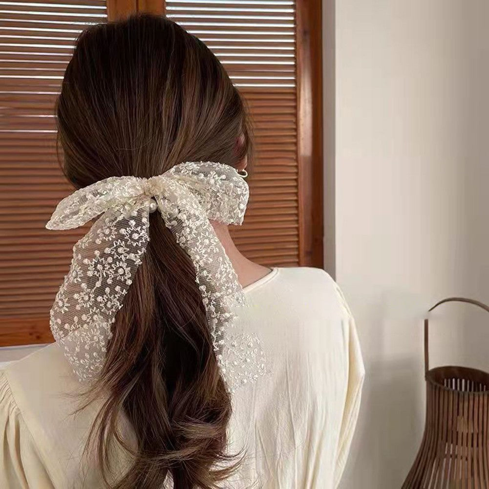 Butterfly Knot Lace Ribbon Headband