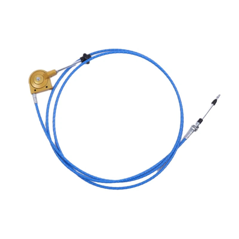 New Throttle Cable 6m 236" W/control Handle For Case Hitachi
