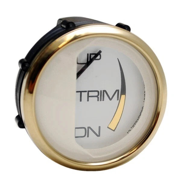 Faria Boat Trim Gauge Gp4511a | Mercury / Yamaha Prestige Gold 2 Inch