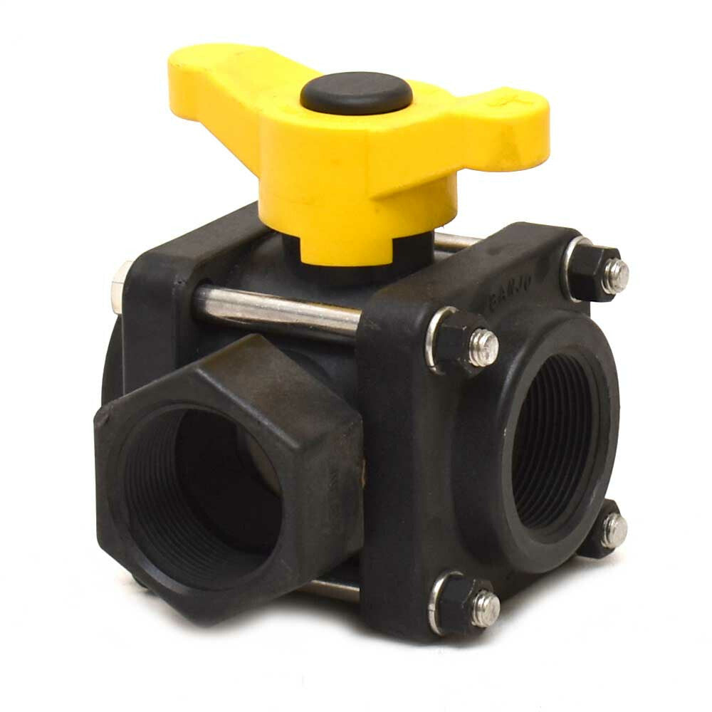 Banjo Valves Boat 3-Way Valve 600344491 2 Inch Threaded by Banjo Valves