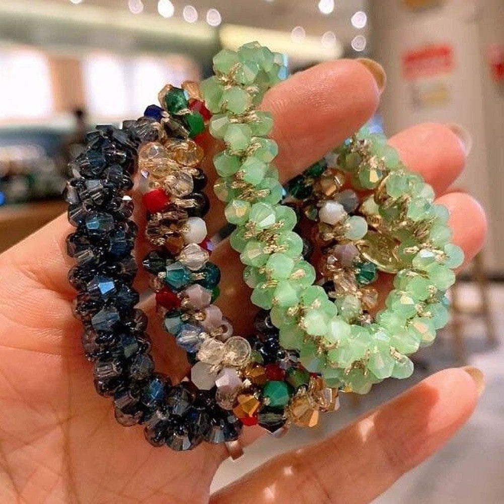 Handmade Colorful Hair Ties Set for Women