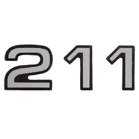 Decal Ranger Boat 211 Silver Black by Ranger