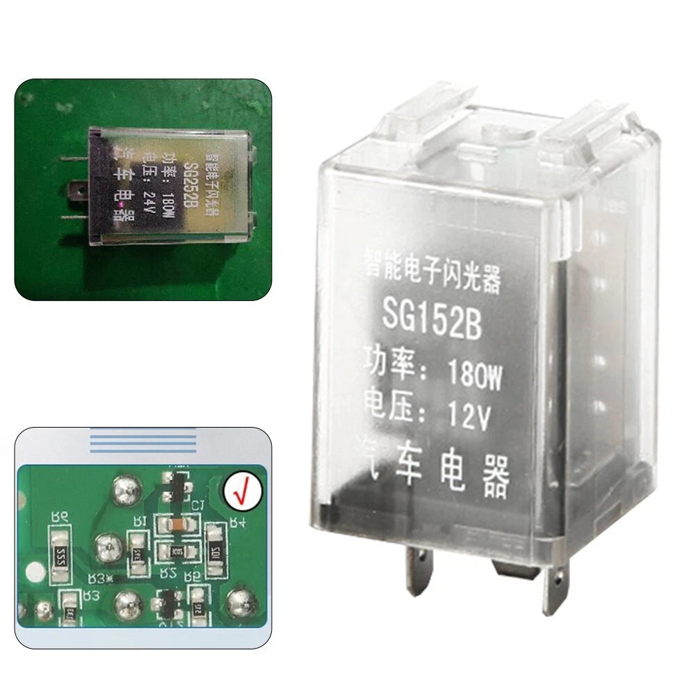 Hassle 3pin Car Led Light Flasher Relay For Turn Signal Blinker