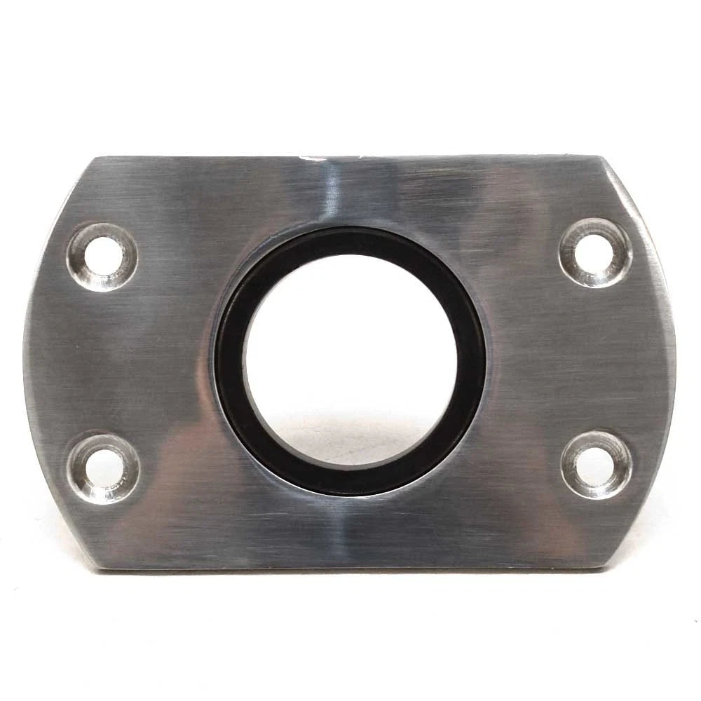 Rinker Boat Rod Holder Plate 6696462 | 2 1/4 Inch Stainless Steel