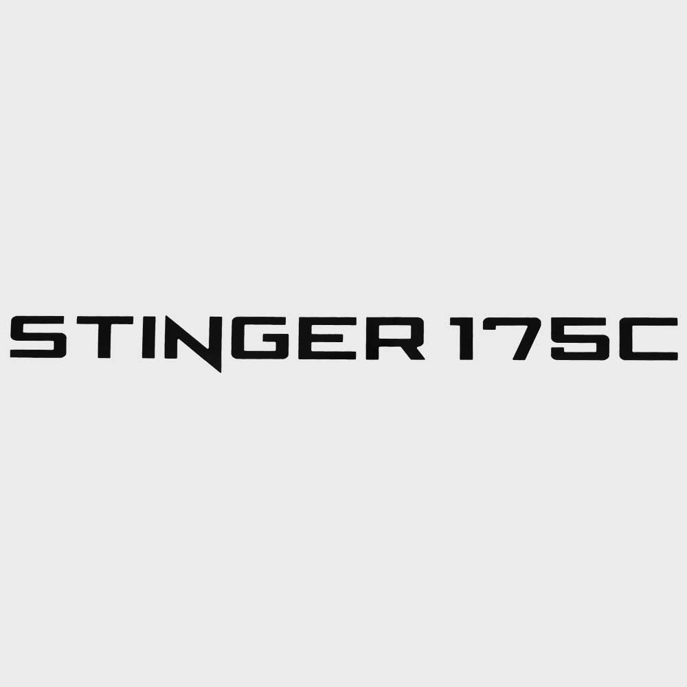 Lowe Boat Decal Stinger 175C Black 31 1/2 x 2 Inch by Lowe