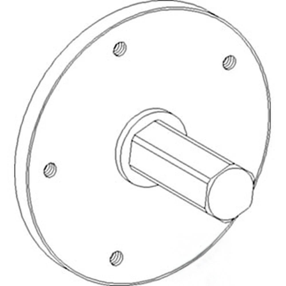 H129658 Shaft, Feeder House, Upper (Lh Stub)