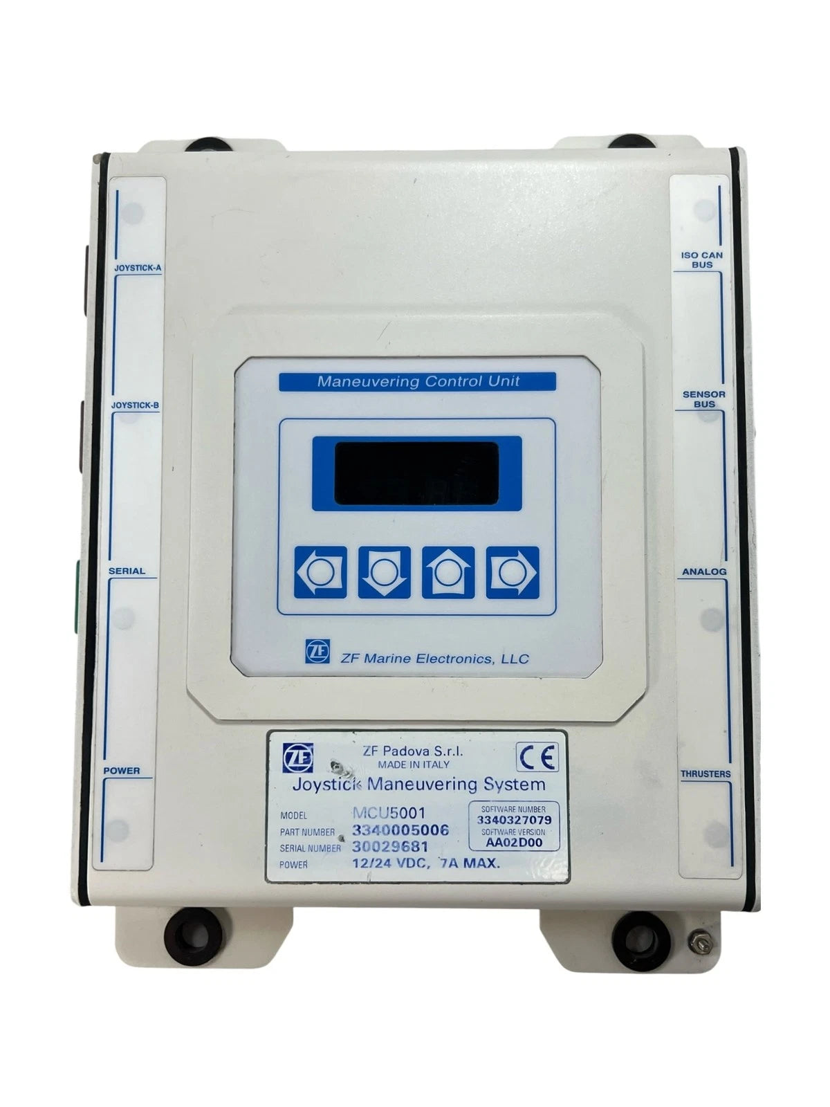 Zf Marine Mcu5001, Control Unit For Maneuvering / Joystick, 12/24vdc,