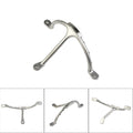 Boat Stainless Steel 3-prong Bracket Wire Holder Mast Step Marine