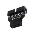 Panel Plug Usb2.0 9-pin Female To Usb3.0 19-pin Male Adapter For