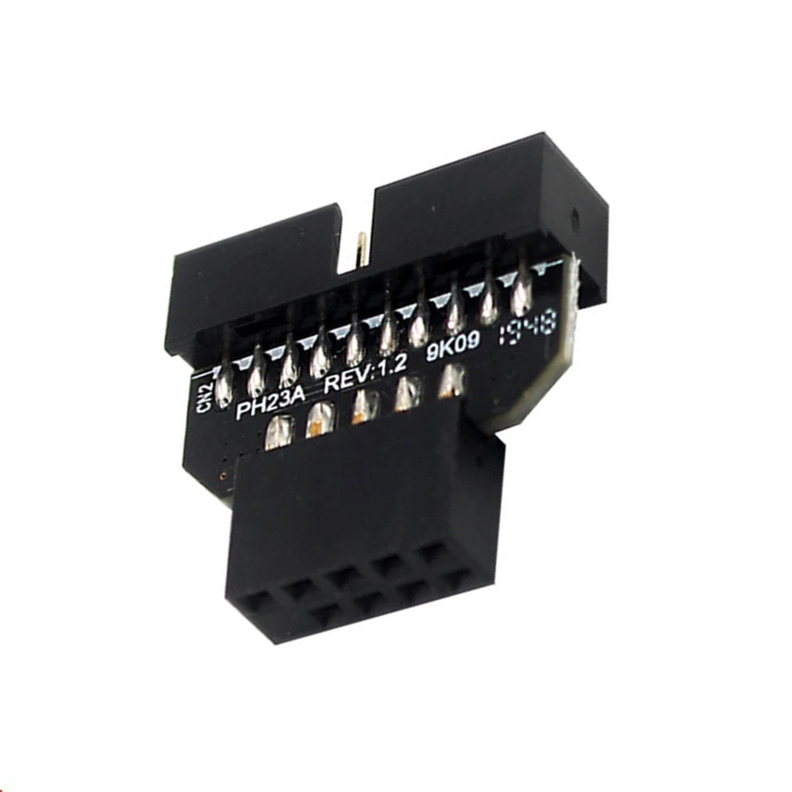 Panel Plug Usb2.0 9-pin Female To Usb3.0 19-pin Male Adapter For