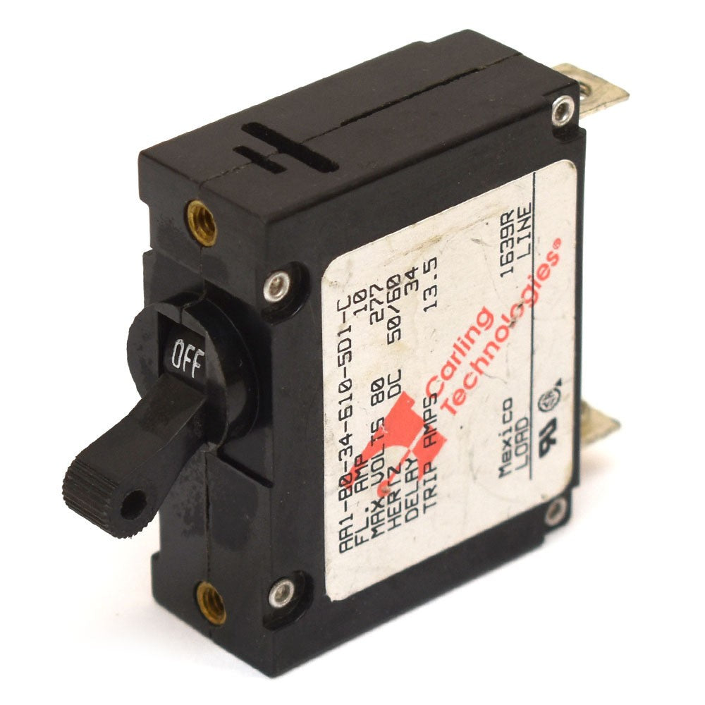 Carling Boat Toggle Breaker 10A 277V AC / 80V DC by Carling