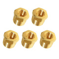 1/2" Npt Male 1/4" Npt Female Hex Bushing Brass Reducer Pipe Fitting