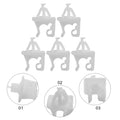 Fixing Clips Plastic 5 Pcs for Honda