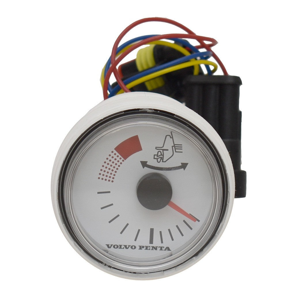 Volvo Penta Boat Trim Gauge VP3812911 2 Inch White by Volvo Penta
