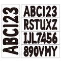 Boat Registration Numbers Stickers
