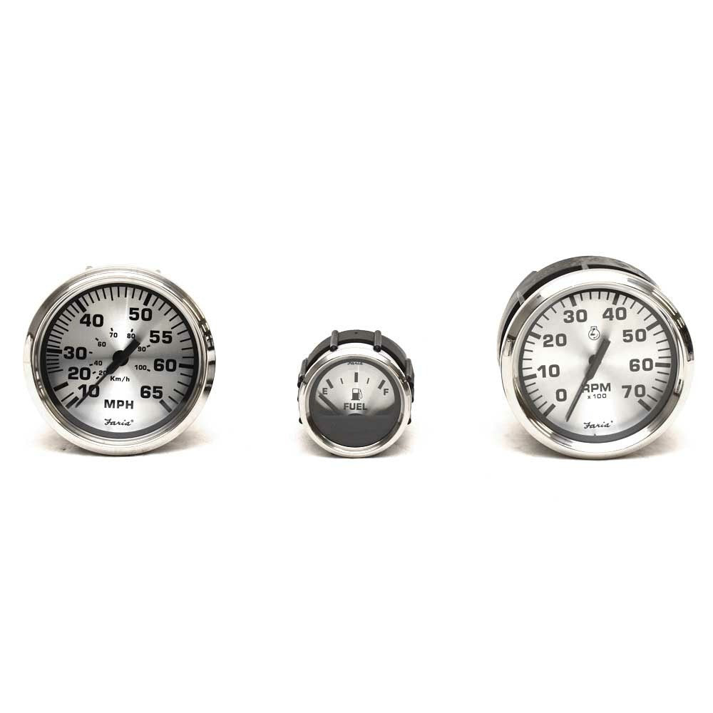 Boat Gauges Faria KT0167A Tach Speed Fuel by Faria