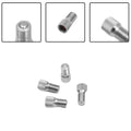 4pcs Extension Valve Stem Accessories Extender For Car Truck Silver
