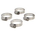 Ideal Boat Hose Clamps 024 1-2 Inch Stainless Set of 4 by Ideal