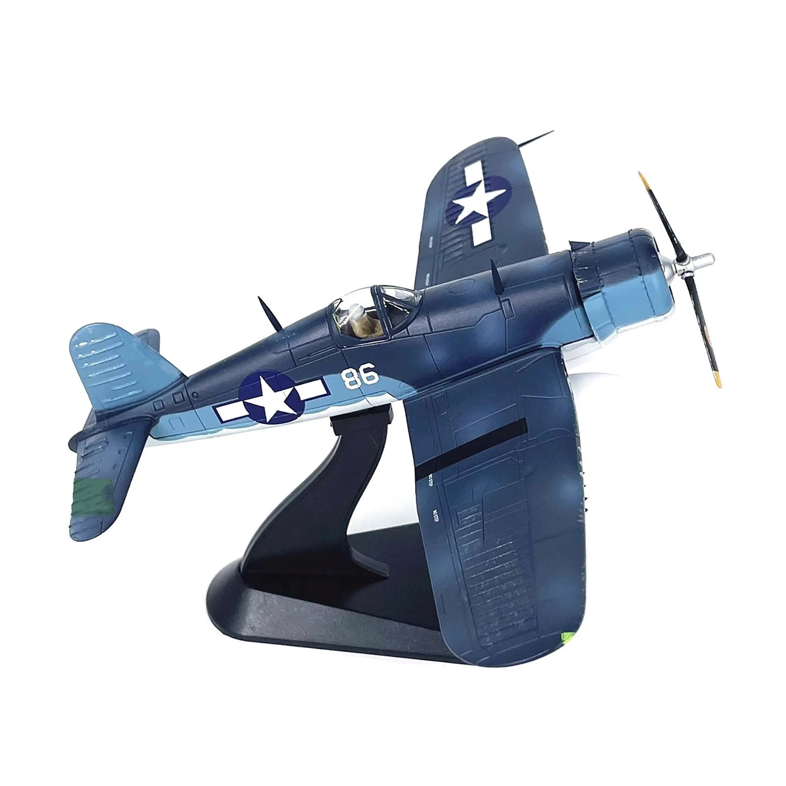1/72 Scale Wwii Usmc F4u Corsair Fighter Vmf-214 White 86 Model Plane