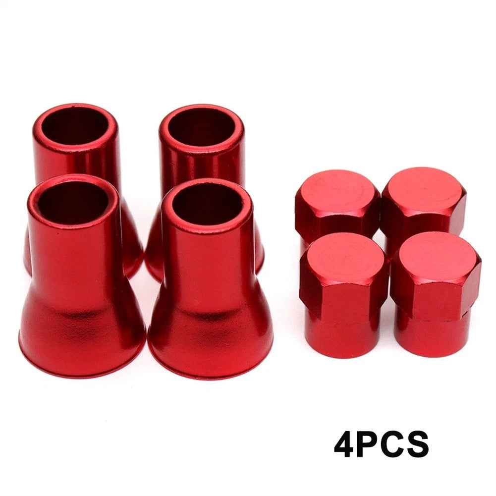 Stem Sleeves+hex Cap Air-valve Cap&amp;sleeve Cover Aluminum Tire