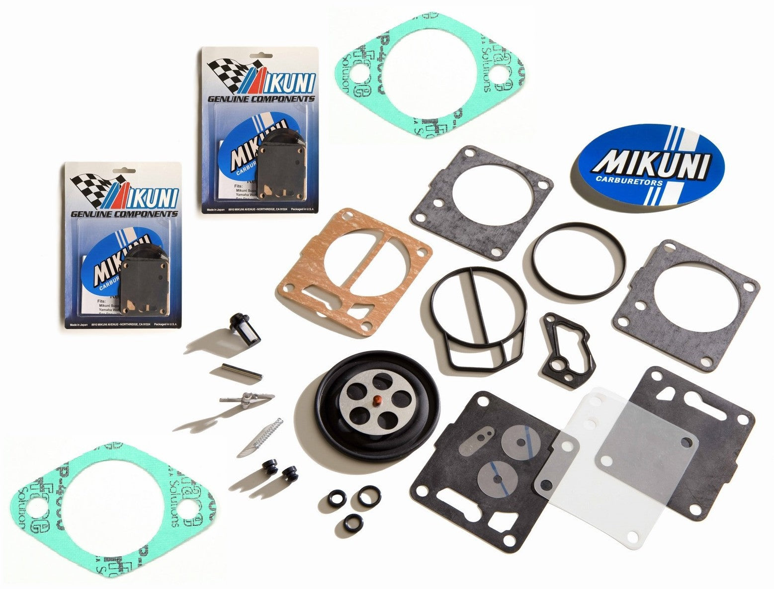 Sea Doo GTX GSX Genuine Mikuni Twin Carb Carburetor Rebuild Kit & Base