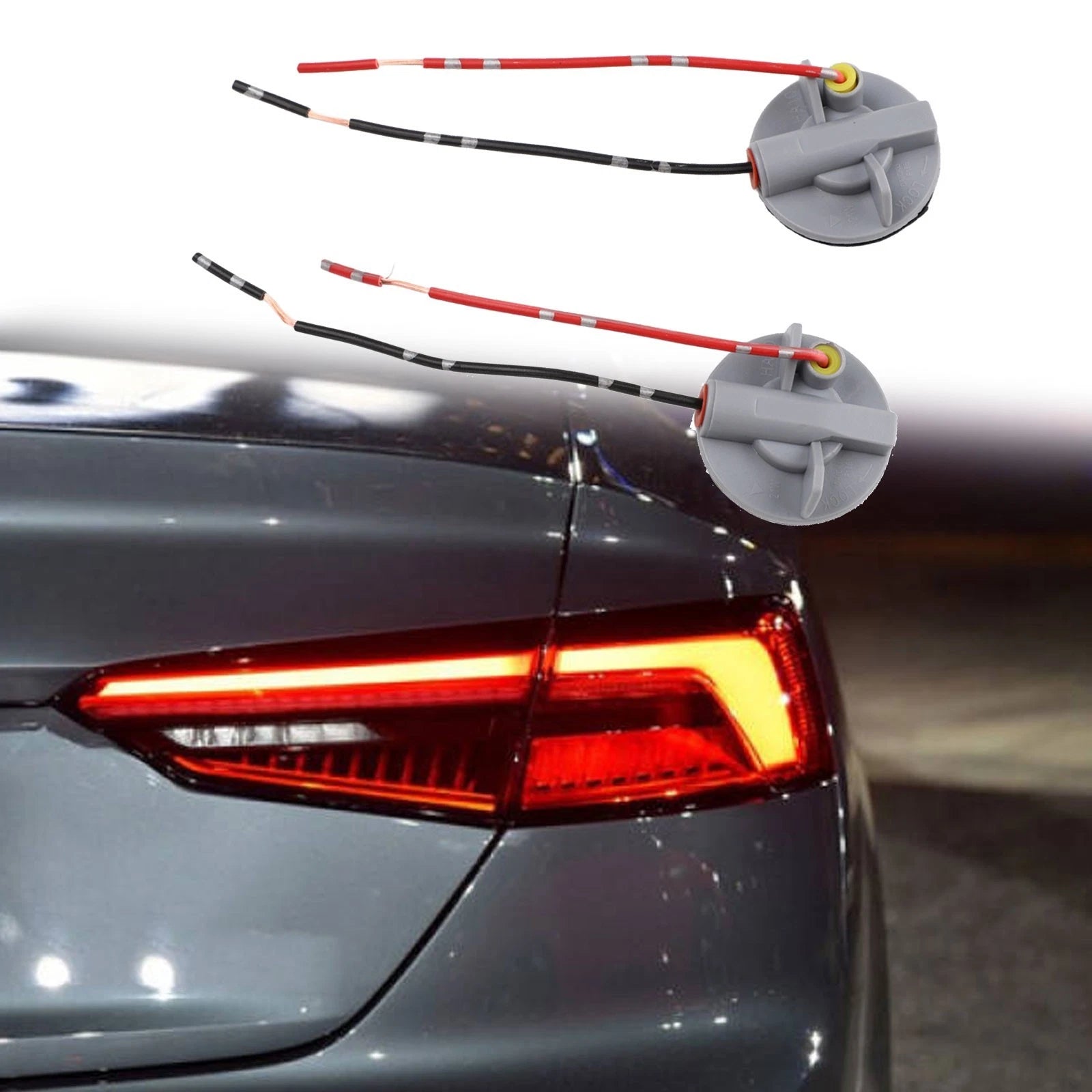 Bulb Holder Connector 2x Bulb Holder Connector Brake Light Light