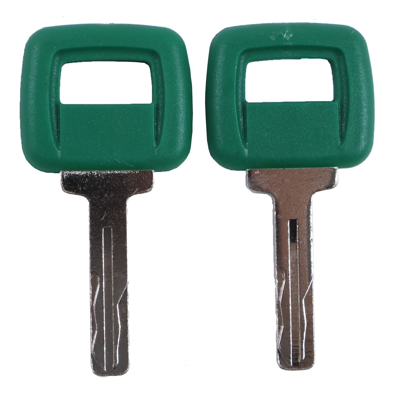 2x Laser Cut Ignition Key 11039228 For Volvo Loader L180 Haul Truck