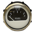 Fuel Gauge 2 Inch Black White by Faria