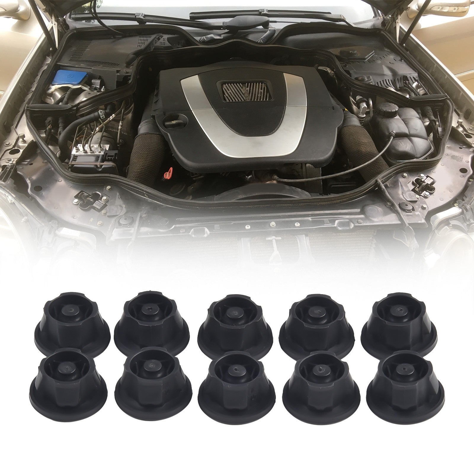 Engine Cover Grommets For Mercedes Compatible With Models (10)