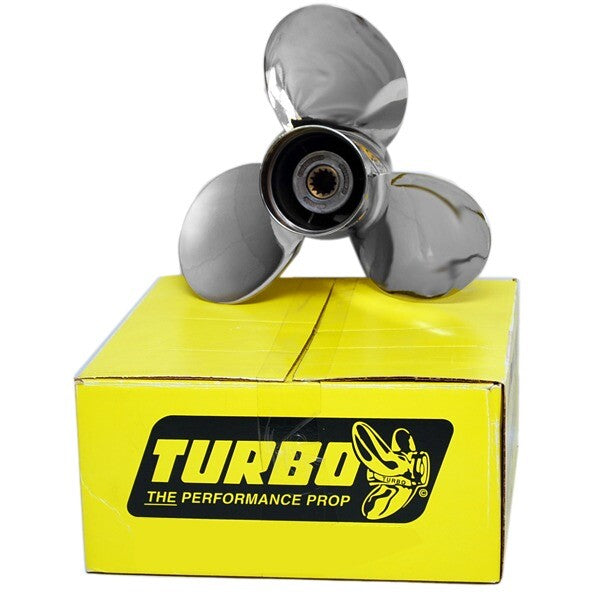 Turbo Pontoon UT Boat Propeller PO120011R OMC RH 12 x 11P Stainless by Turbo