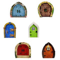 Wood Fairy Door For Home Garden Tree Outdoor/indoor Miniature
