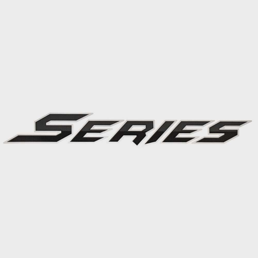 Series Decal Supreme Boat Gray Black 21 1/8 x 2 5/8 Inch by Supreme