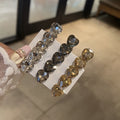 Rhinestone Hair Clip Heart Barrettes