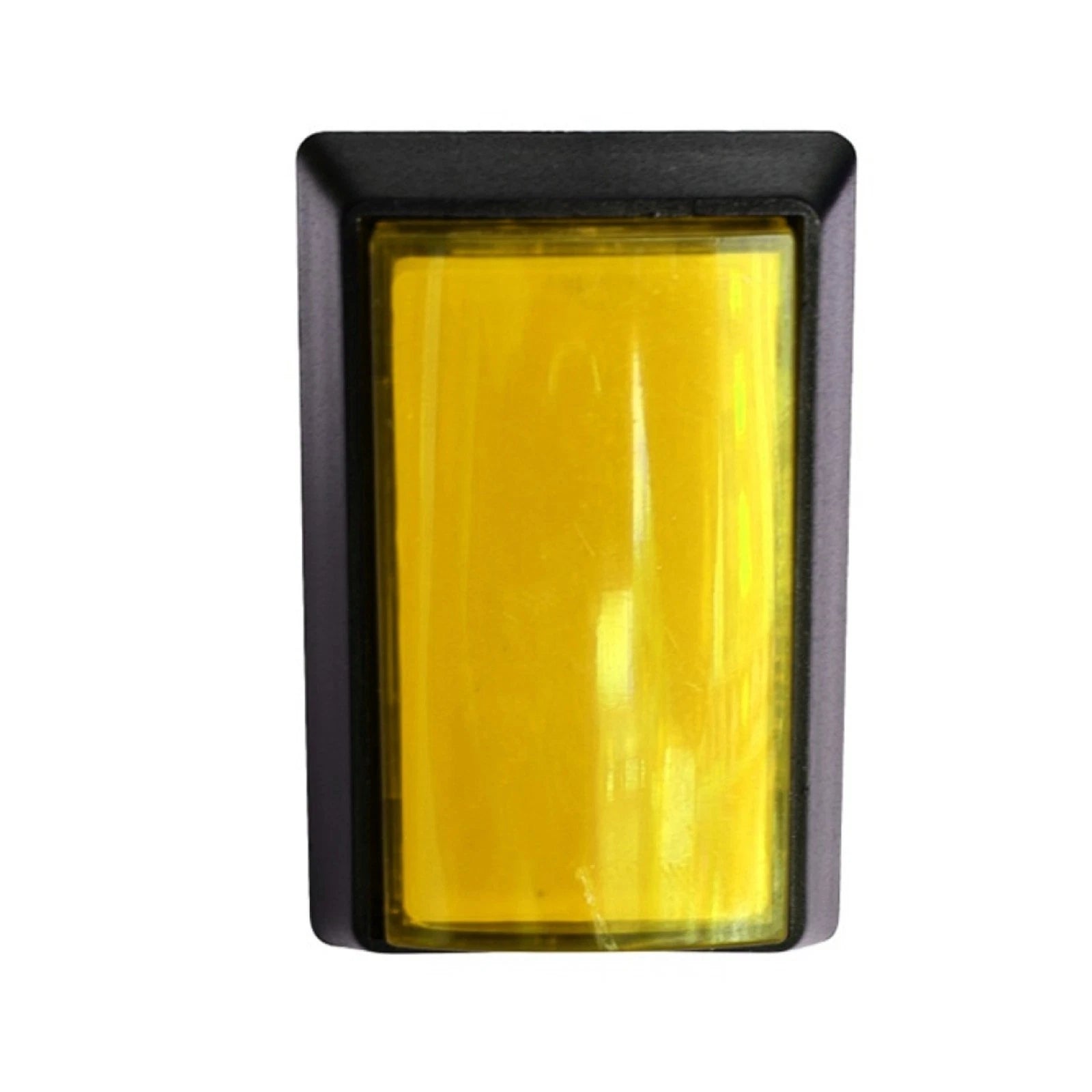 Yellow Arcade Square Rectangle Buttons Led Push Illumilated W/