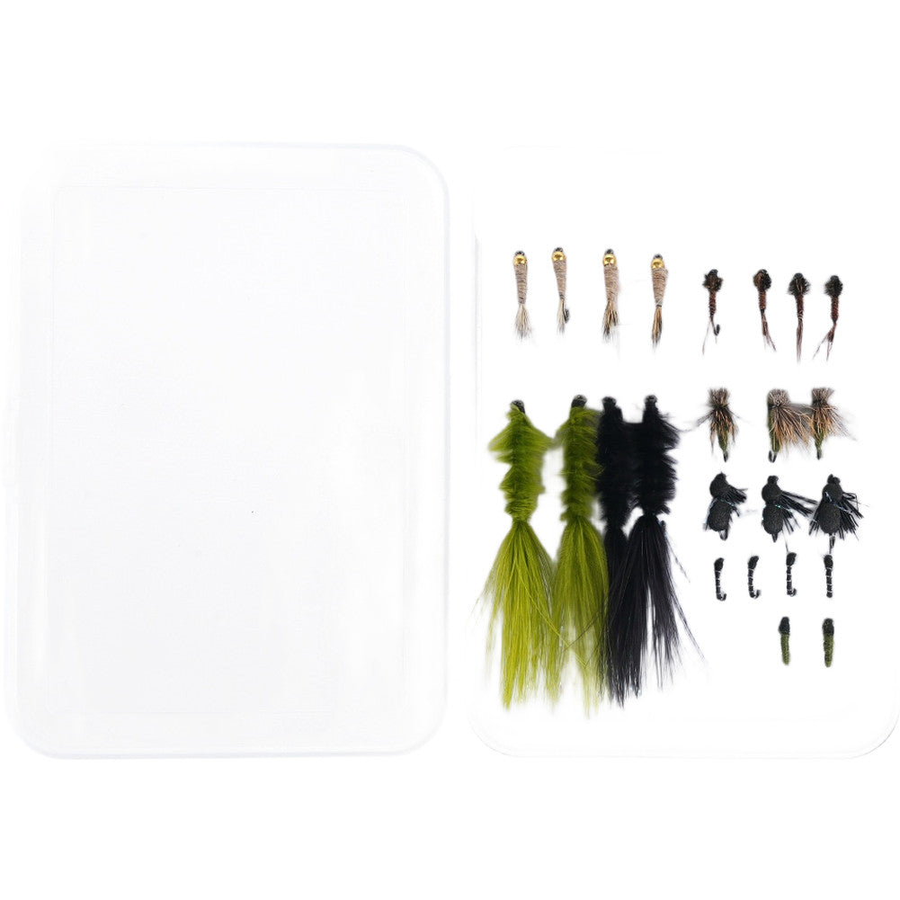 Trout Fly Lure Set 24pcs Assorted Sizes